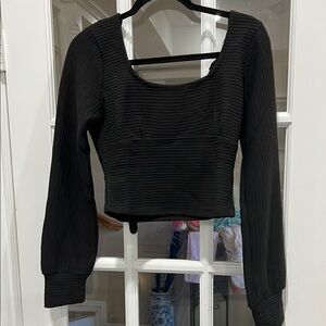 Band of Gypsies Black Ribbed Long Sleeve